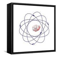 Boron, Atomic Model-Friedrich Saurer-Framed Stretched Canvas