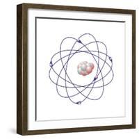 Boron, Atomic Model-Friedrich Saurer-Framed Premium Photographic Print