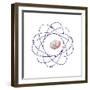 Boron, Atomic Model-Friedrich Saurer-Framed Premium Photographic Print