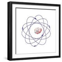 Boron, Atomic Model-Friedrich Saurer-Framed Premium Photographic Print