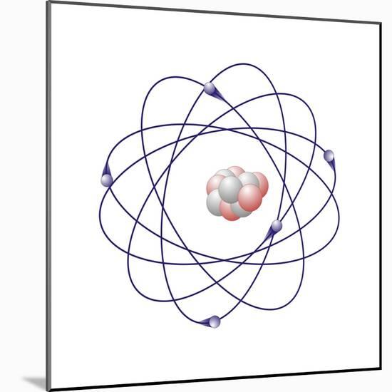 Boron, Atomic Model-Friedrich Saurer-Mounted Premium Photographic Print