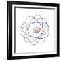 Boron, Atomic Model-Friedrich Saurer-Framed Photographic Print