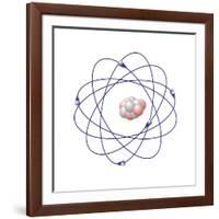 Boron, Atomic Model-Friedrich Saurer-Framed Photographic Print