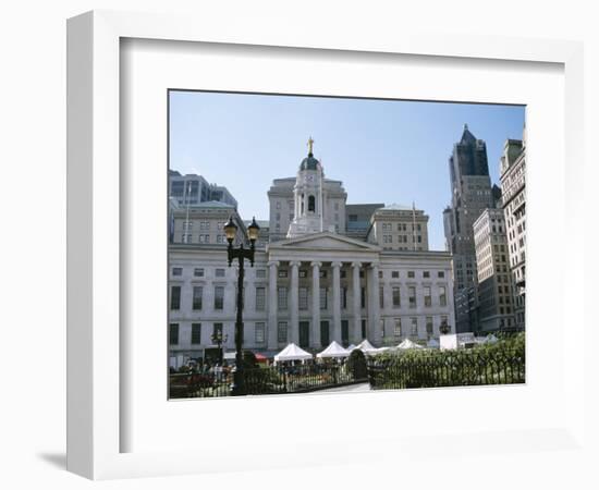 Borough Hall, Brooklyn, New York, USA-Jean Brooks-Framed Photographic Print