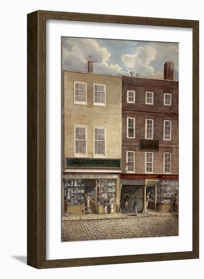 Borough High Street, London, 1830-G Yates-Framed Giclee Print