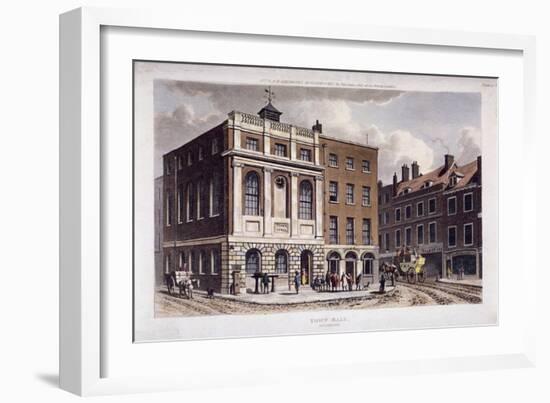 Borough High Street, Southwark, London, 1815-George Shepherd-Framed Giclee Print