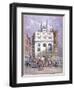 Borough High Street, Southwark, London, 1833-H Brown-Framed Giclee Print