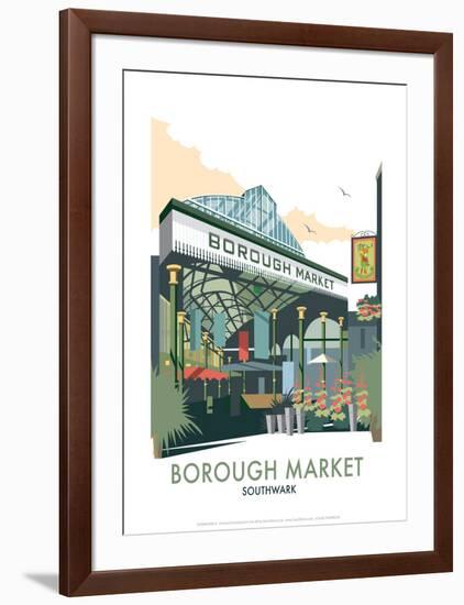 Borough Market - Dave Thompson Contemporary Travel Print-Dave Thompson-Framed Giclee Print