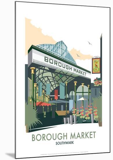 Borough Market - Dave Thompson Contemporary Travel Print-Dave Thompson-Mounted Giclee Print