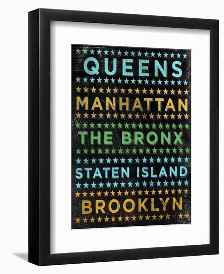 Boroughs 1-John W Golden-Framed Premium Giclee Print