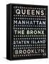 Boroughs 2-John W Golden-Framed Stretched Canvas