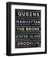 Boroughs 2-John W Golden-Framed Premium Giclee Print