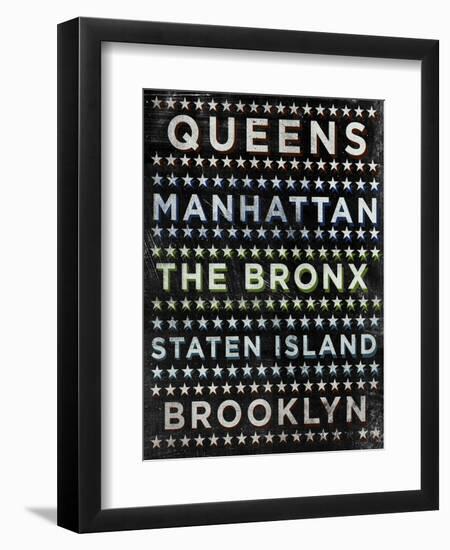 Boroughs 2-John W Golden-Framed Premium Giclee Print