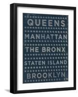 Boroughs 3-John W Golden-Framed Giclee Print