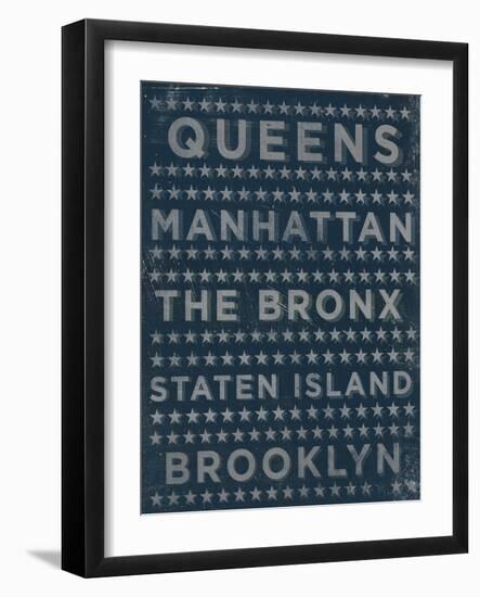 Boroughs 3-John W Golden-Framed Giclee Print