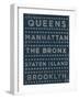 Boroughs 3-John W Golden-Framed Giclee Print