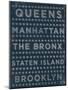 Boroughs 3-John W Golden-Mounted Giclee Print