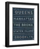 Boroughs 3-John W Golden-Framed Premium Giclee Print