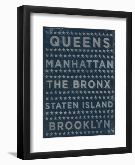 Boroughs 3-John W Golden-Framed Premium Giclee Print