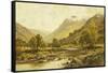 Borrowdale, Cumberland, 1896-Alfred, Sr. Glendening-Framed Stretched Canvas