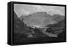 Borrowdale, Lake District-null-Framed Stretched Canvas