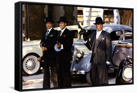 Borsalino and Co by Jacques Deray with Alain Delon, 1974 (photo)-null-Framed Stretched Canvas