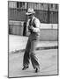 Borsalino by Jacques Deray with Jean-Paul Belmondo, 1970 (b/w photo)-null-Mounted Photo