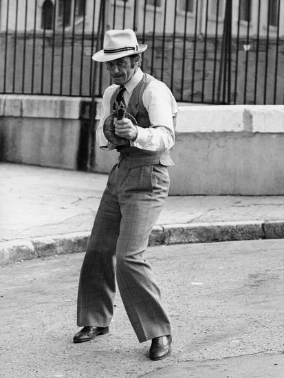 Borsalino by Jacques Deray with Jean-Paul Belmondo, 1970 (b/w photo)' Photo  | AllPosters.com