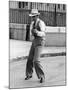 Borsalino by Jacques Deray with Jean-Paul Belmondo, 1970 (b/w photo)-null-Mounted Photo