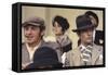 Borsalino by Jacques Deray with Jean-Paul Belmondo and Alain Delon, 1970 (Marseille hippodrome Bore-null-Framed Stretched Canvas