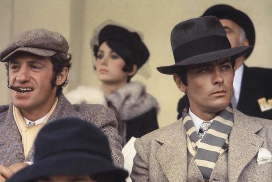 Borsalino by Jacques Deray with Jean-Paul Belmondo and Alain Delon, 1970  (Marseille hippodrome Bore' Photo | AllPosters.com