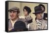 Borsalino by Jacques Deray with Jean-Paul Belmondo and Alain Delon, 1970 (Marseille hippodrome Bore-null-Framed Stretched Canvas