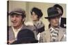 Borsalino by Jacques Deray with Jean-Paul Belmondo and Alain Delon, 1970 (Marseille hippodrome Bore-null-Stretched Canvas