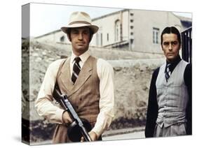 Borsalino by Jacques Deray with Jean-Paul Belmondo and Alain Delon, 1970 (photo)-null-Stretched Canvas