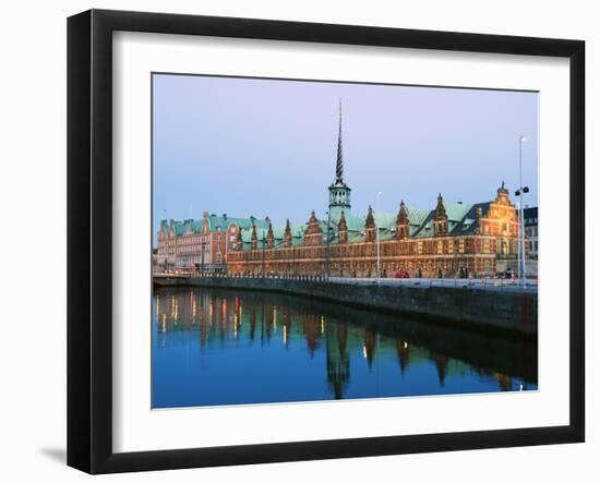 Borsen, Former Stock Exchange Built in 1619, Copenhagen, Denmark, Scandinavia, Europe-Christian Kober-Framed Photographic Print