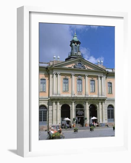 Borsen (Old Stock Exchange) and Nobel Museum, Stockholm, Sweden-Peter Thompson-Framed Photographic Print