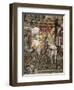 Borso D'Este Departing for Hunt, Scene from Month of March, Ca 1470-Francesco del Cossa-Framed Giclee Print