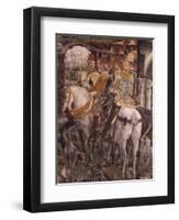 Borso D'Este Departing for Hunt, Scene from Month of March-Francesco del Cossa-Framed Giclee Print