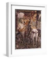 Borso D'Este Departing for Hunt, Scene from Month of March-Francesco del Cossa-Framed Giclee Print