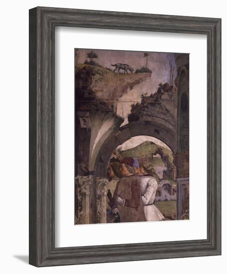 Borso D'Este Hunting Scene from Month of March, Circa 1470-Francesco del Cossa-Framed Giclee Print