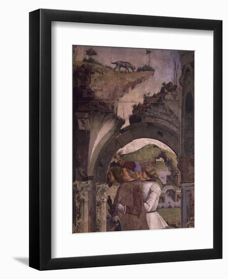 Borso D'Este Hunting Scene from Month of March, Circa 1470-Francesco del Cossa-Framed Giclee Print