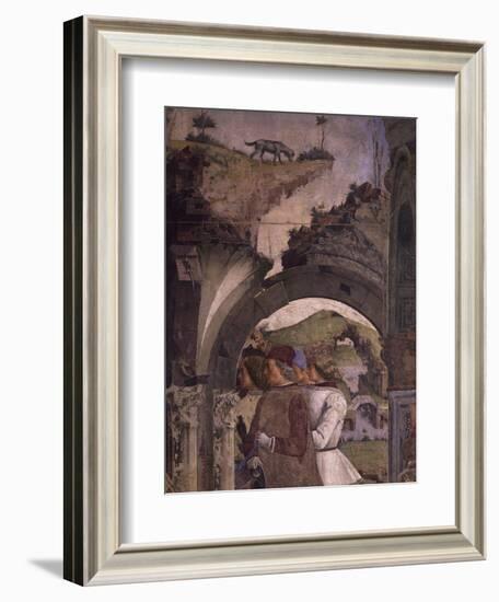 Borso D'Este Hunting Scene from Month of March, Circa 1470-Francesco del Cossa-Framed Giclee Print