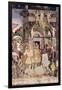 Borso D'Este, Prince of Ferrara, Rendering Justice: March from the Room of the Months, 1467-70-Francesco del Cossa-Framed Giclee Print