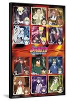 Boruto - Grid-null-Framed Standard Poster