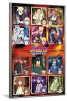 Boruto - Grid-null-Framed Standard Poster