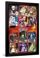 Boruto - Grid-null-Framed Standard Poster