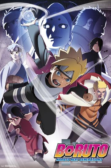 BORUTO - KEY ART-null-Lamina Framed Poster