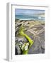 Borve Beach on South Harris in Stormy Weather, Scotland-Martin Zwick-Framed Photographic Print