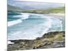 Borve Beach on South Harris in Stormy Weather, Scotland-Martin Zwick-Mounted Photographic Print