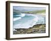 Borve Beach on South Harris in Stormy Weather, Scotland-Martin Zwick-Framed Photographic Print